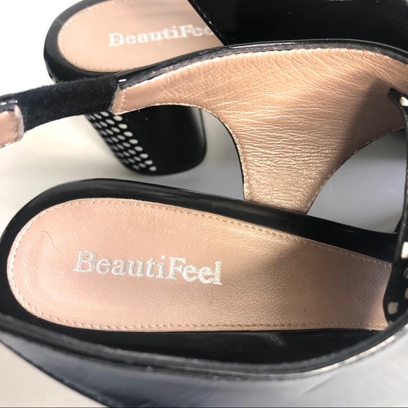 Beautifeel Chunky Block Heel Italian Leather - Picture 6 of 10